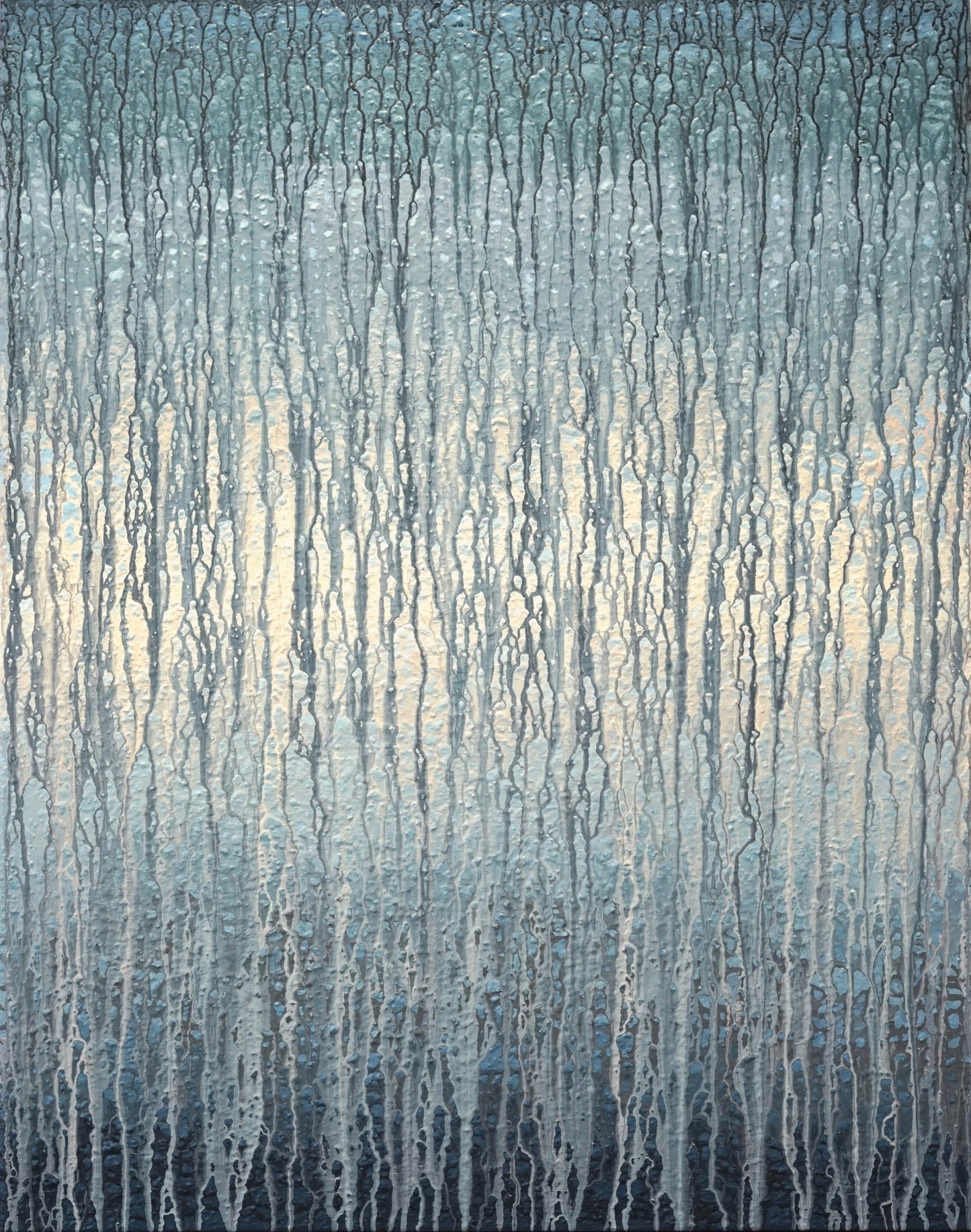 Soft Grey and Blue Veils