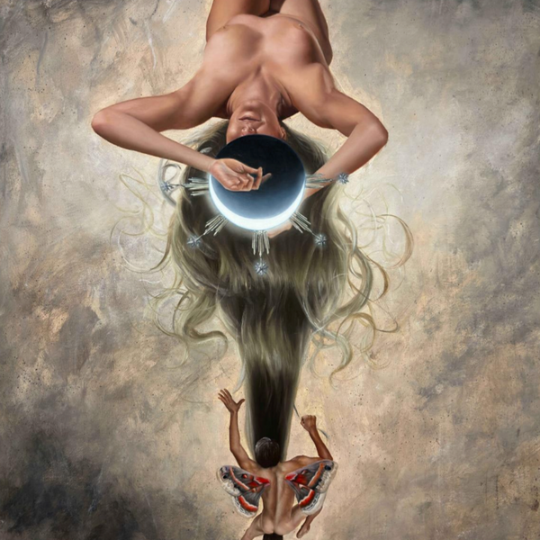 Wandering Around Like A Moth That Mistook the Moonlight for the Lamplight (2025) by David Cuen
