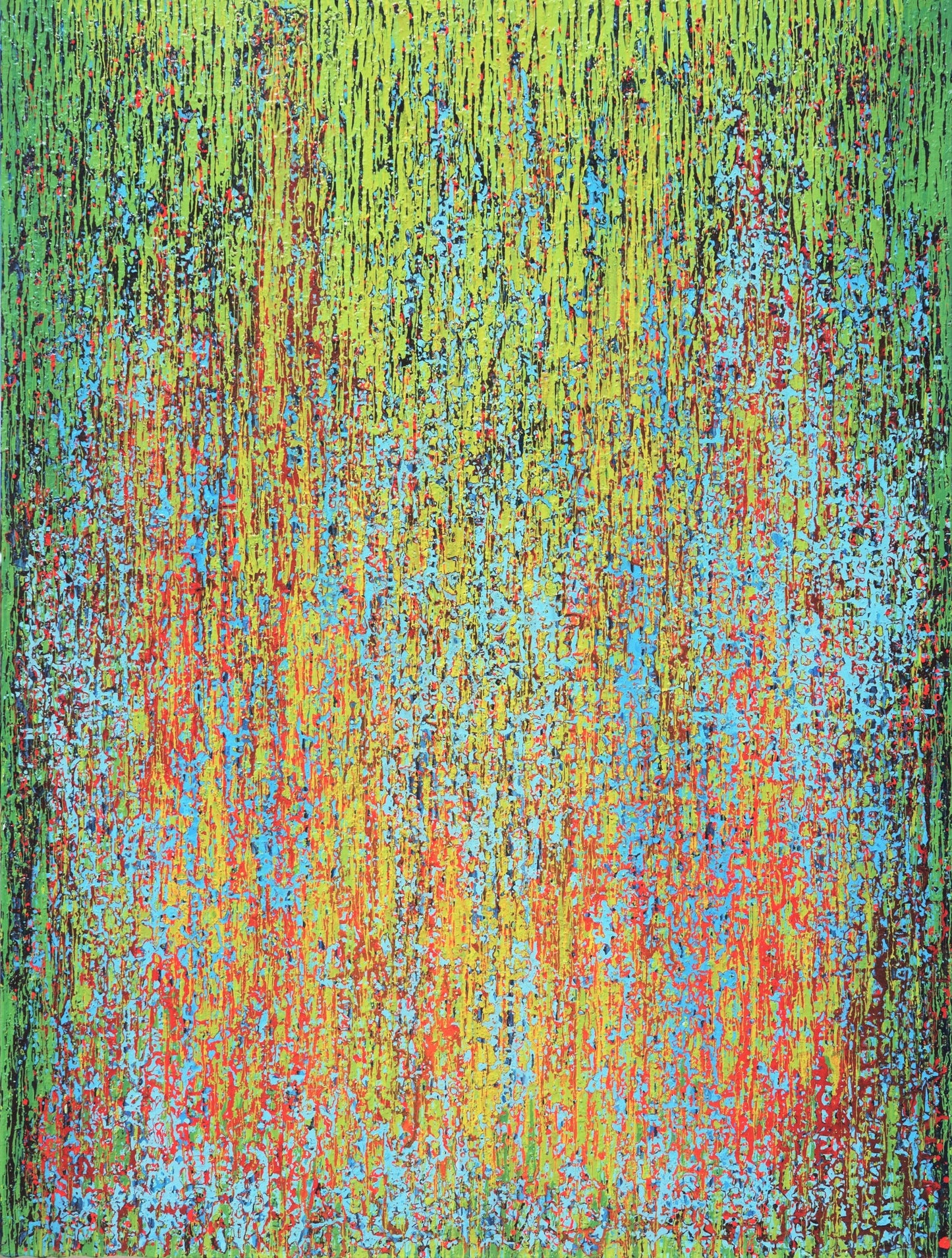 Green Veils over Light Blue