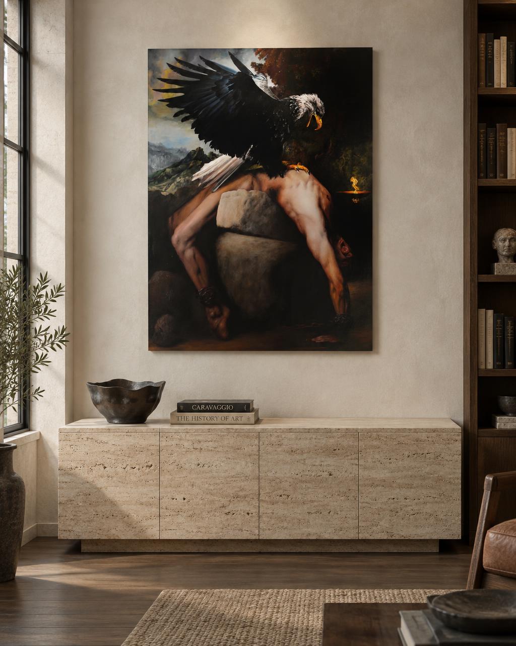 Hervé Bonsard - PROMETHEE (2018) in-room collector visual