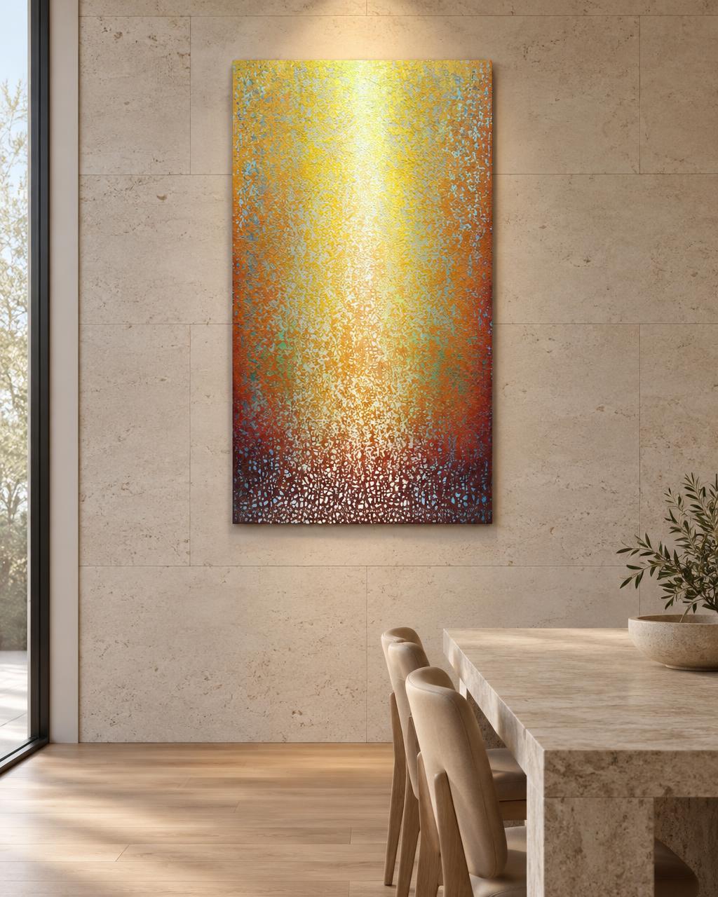 January Sunrise (2025) by Heidi Thompson in collector interior