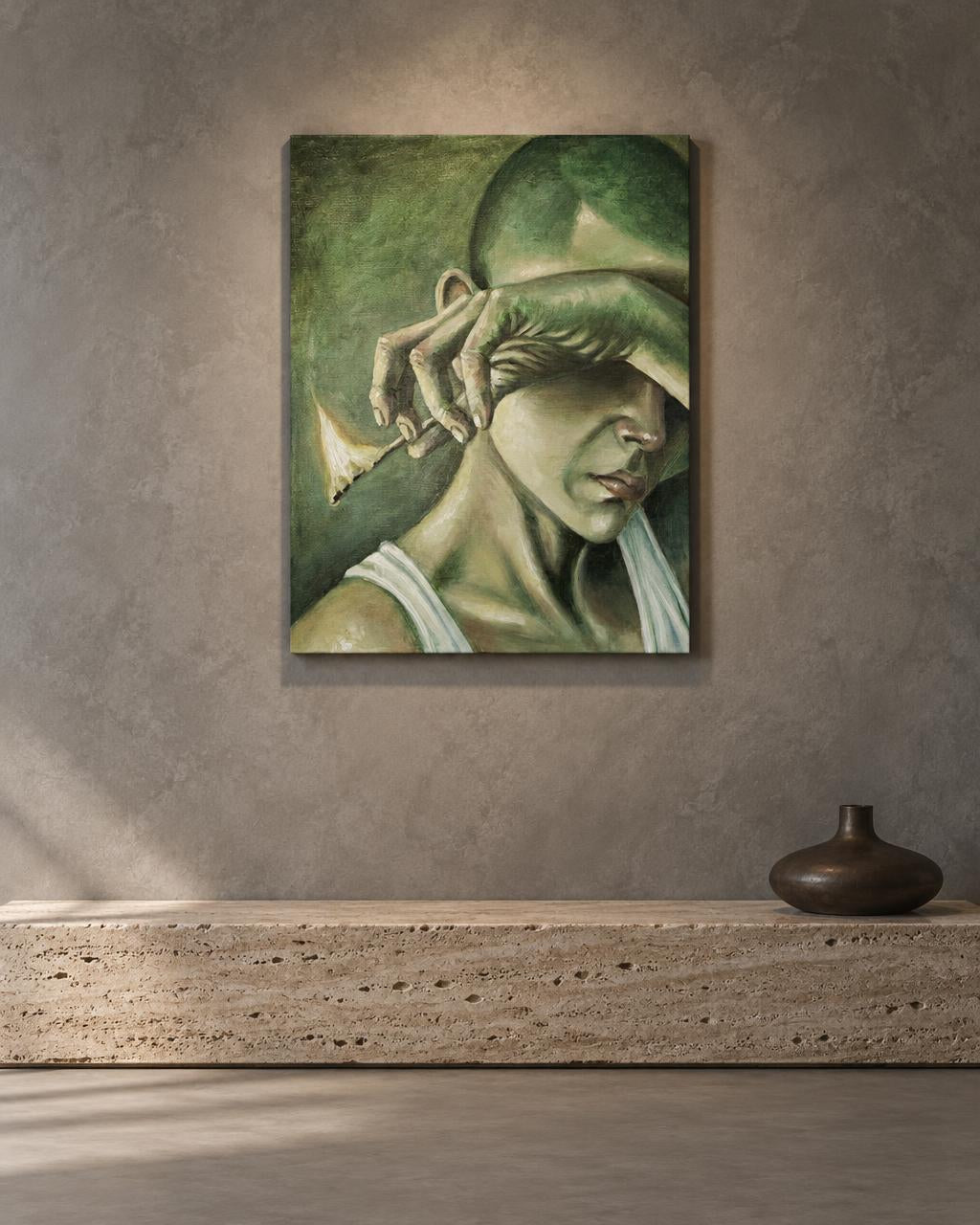 Burn (2026) by Eva Zucker in collector interior