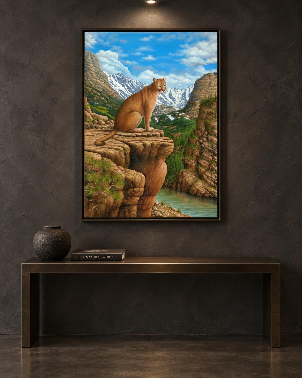 Robert Wavra - Cougar (2017) in-room collector visual