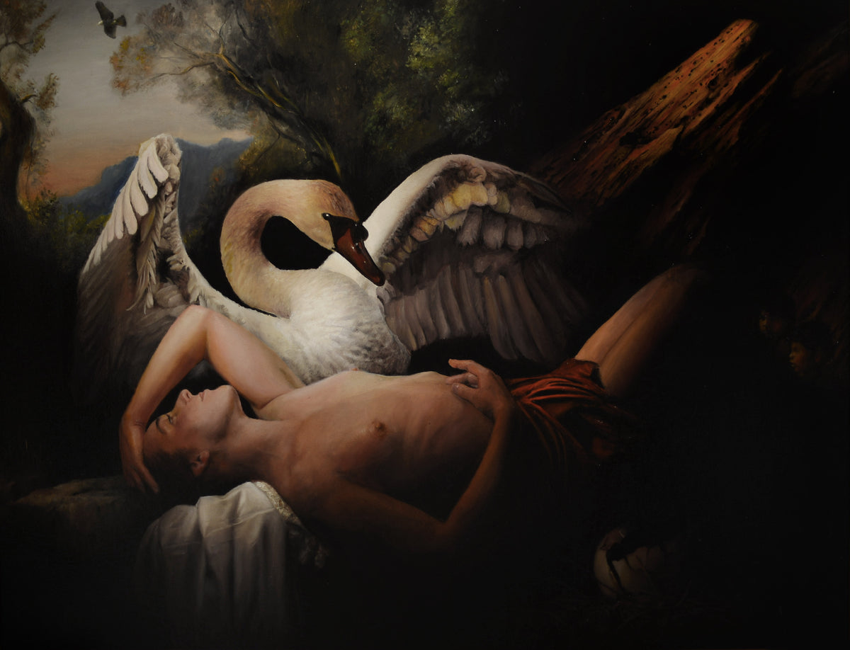 LEDA ET LE CYGNE (2018) by Hervé Bonsard