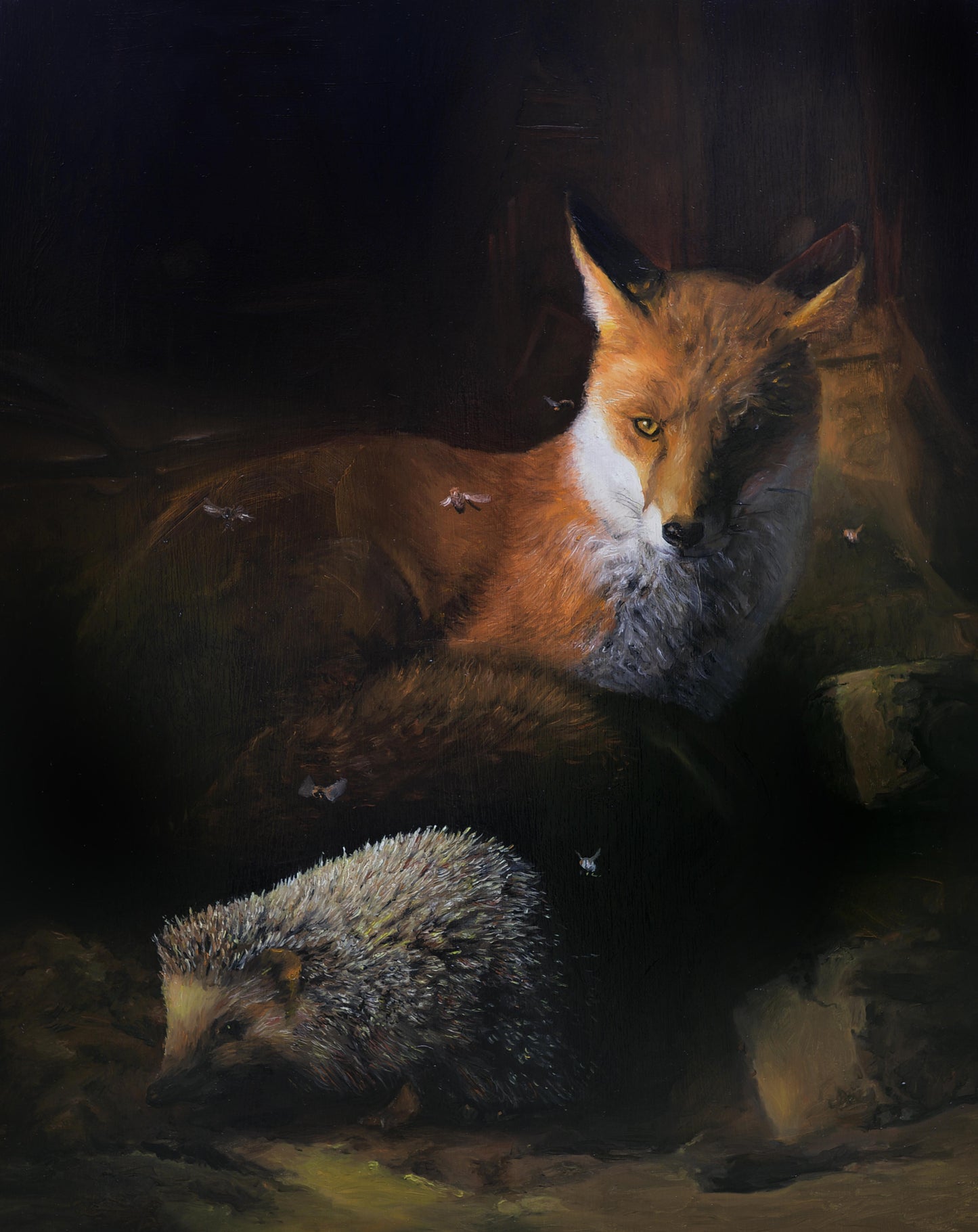 Le Renard, les Mouches et le Hérisson