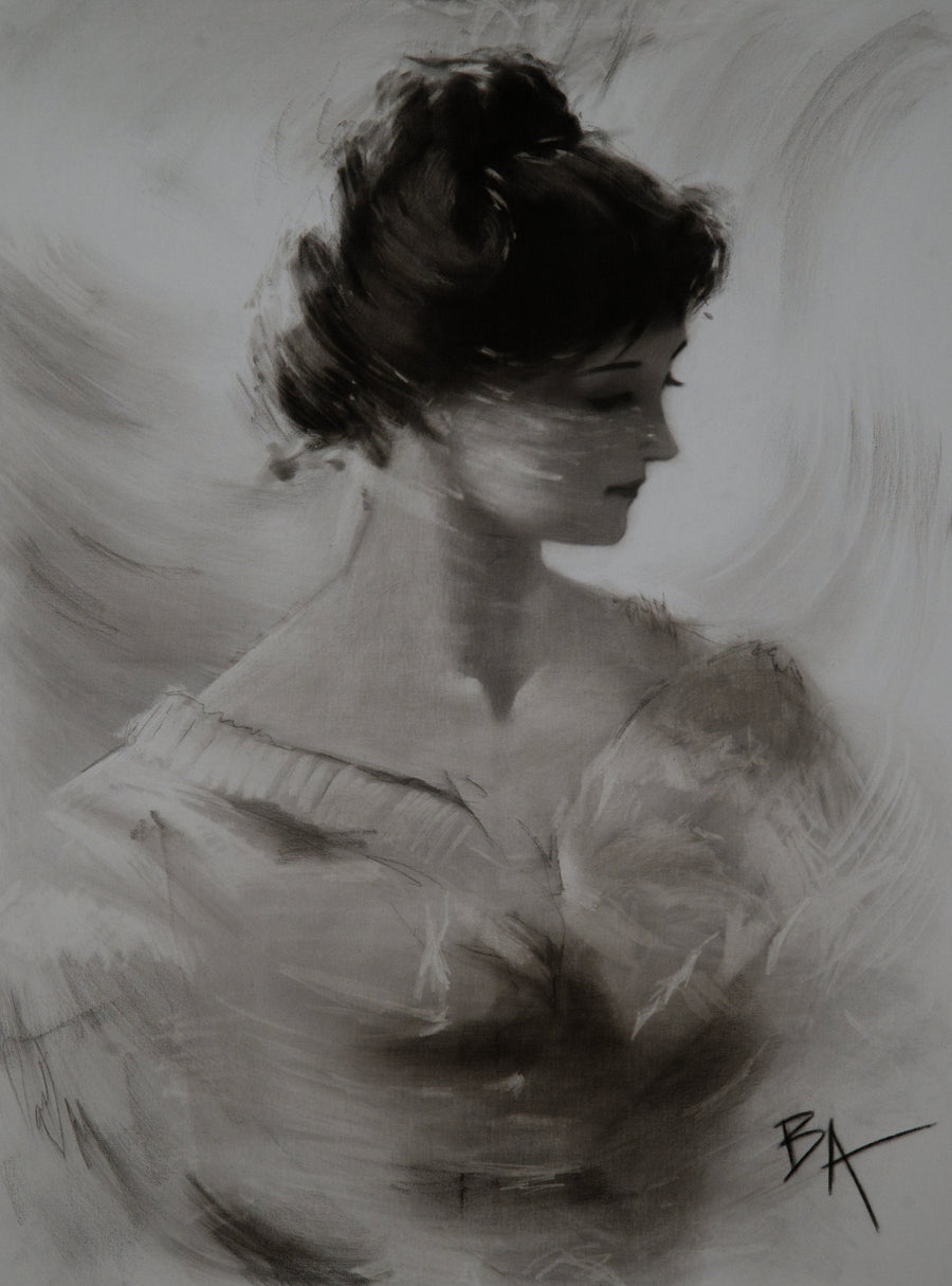 Charcoal Art Near Me New York | Poise by Brendon Anguiano