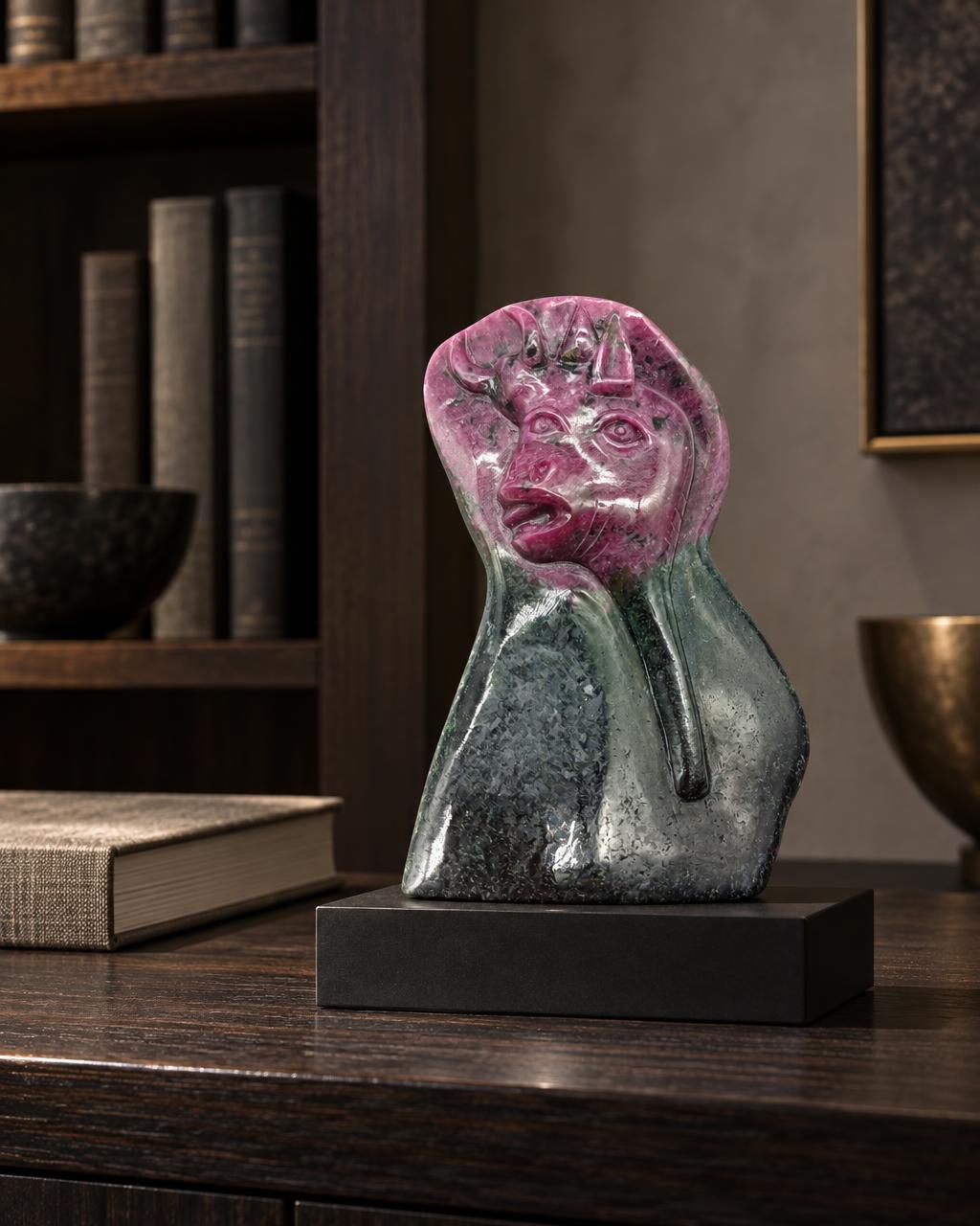 Daniel McKinney - Guernica Bull Ruby tabletop in-room collector visual