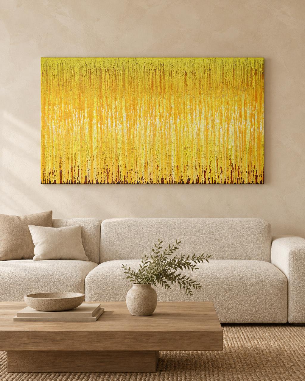 Veils of Sunshine (2023) by Heidi Thompson in collector interior