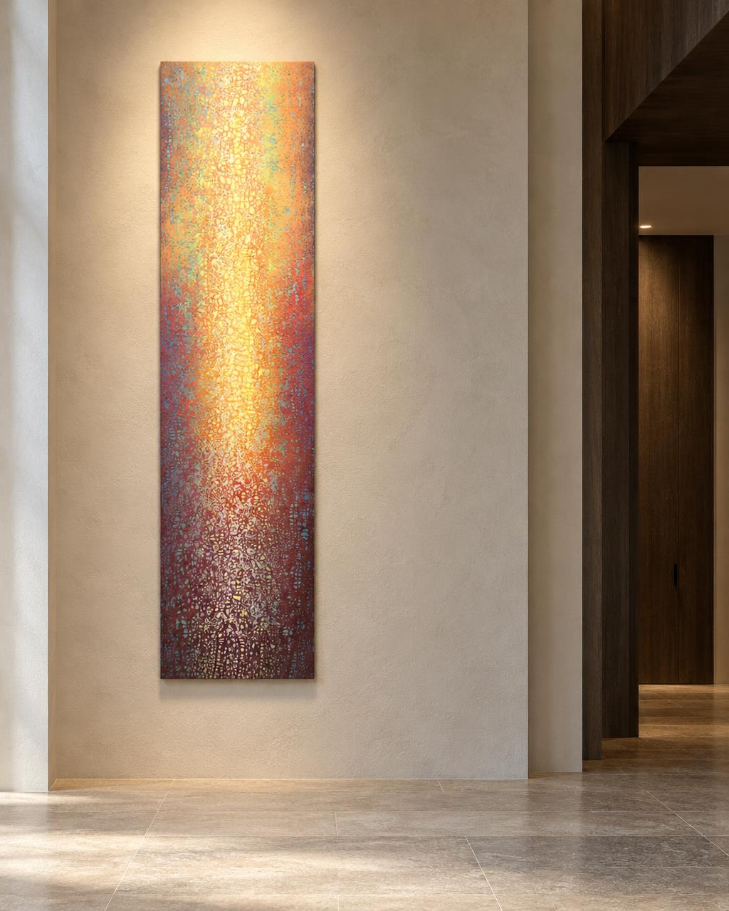 Pillar of Warmth (2026) by Heidi Thompson in collector interior