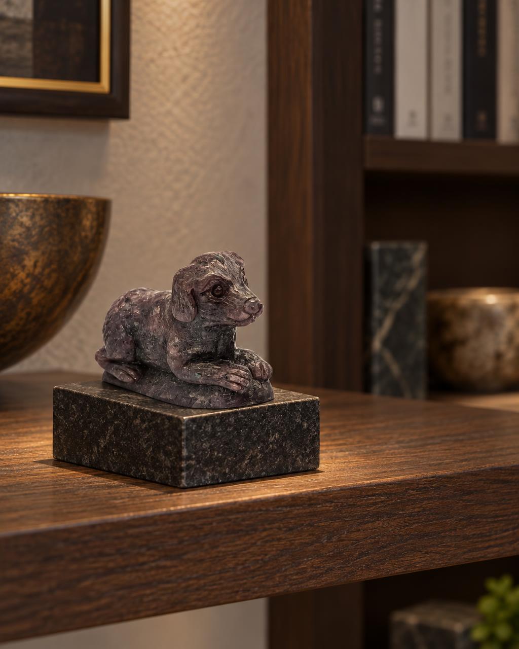 Daniel McKinney - Man's Best Friend tabletop in-room collector visual