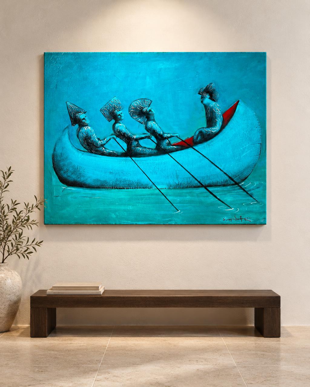 Ana Iakobashvili - Collective Intelligence (2025) in-room collector visual