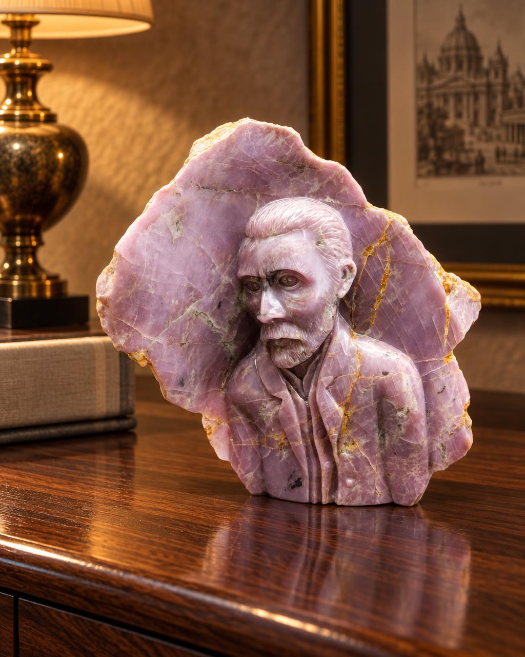 Daniel McKinney - The Van Gogh Sapphire luxury tabletop in-room collector visual