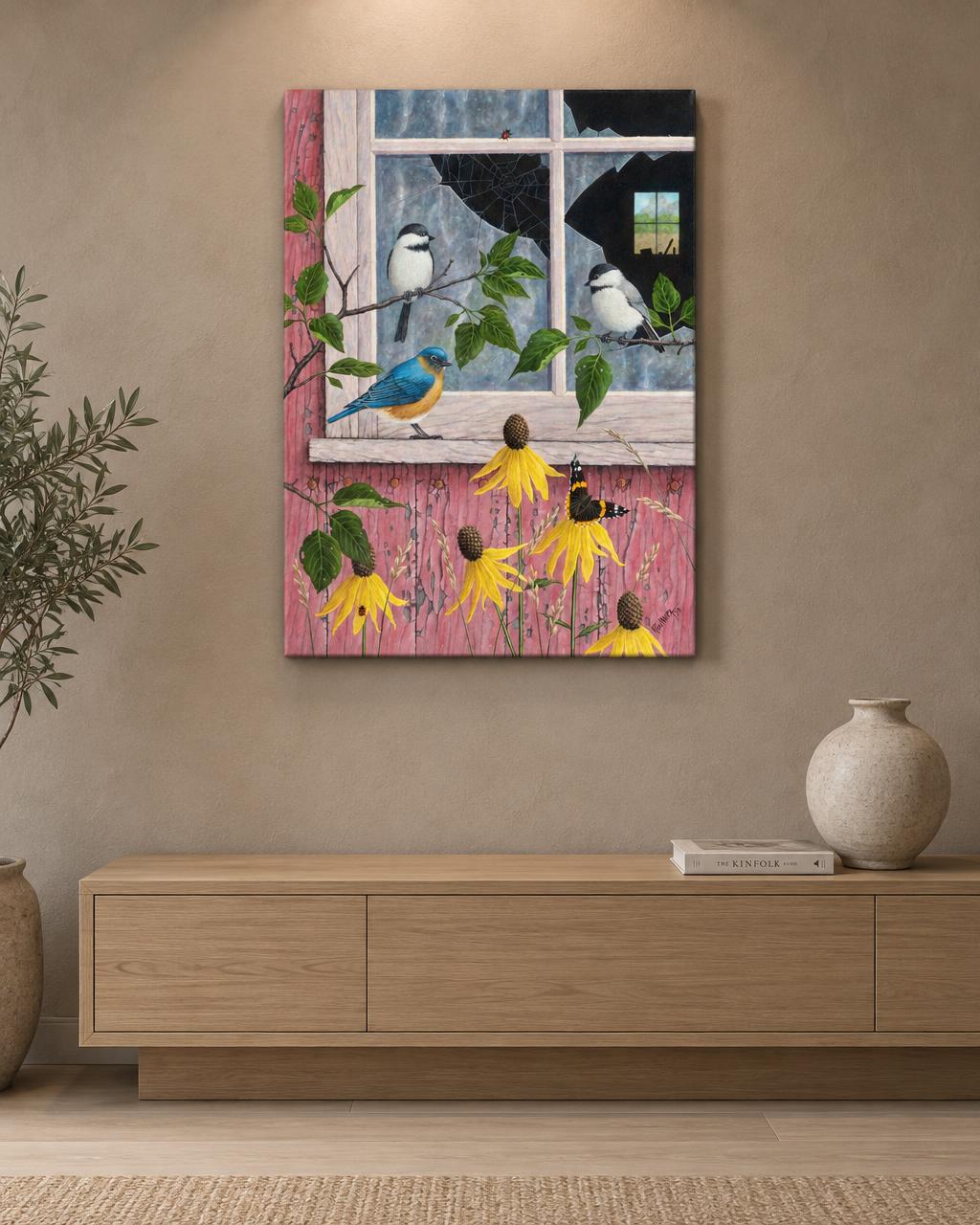 Robert Wavra - The Window (2019) in-room collector visual