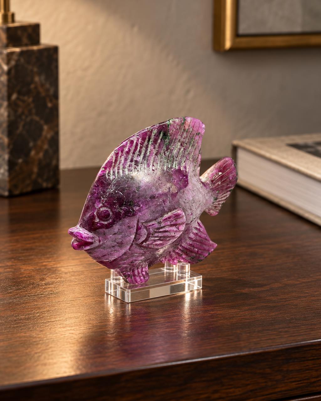 Daniel McKinney - Ruby Angel Fish tabletop in-room collector visual