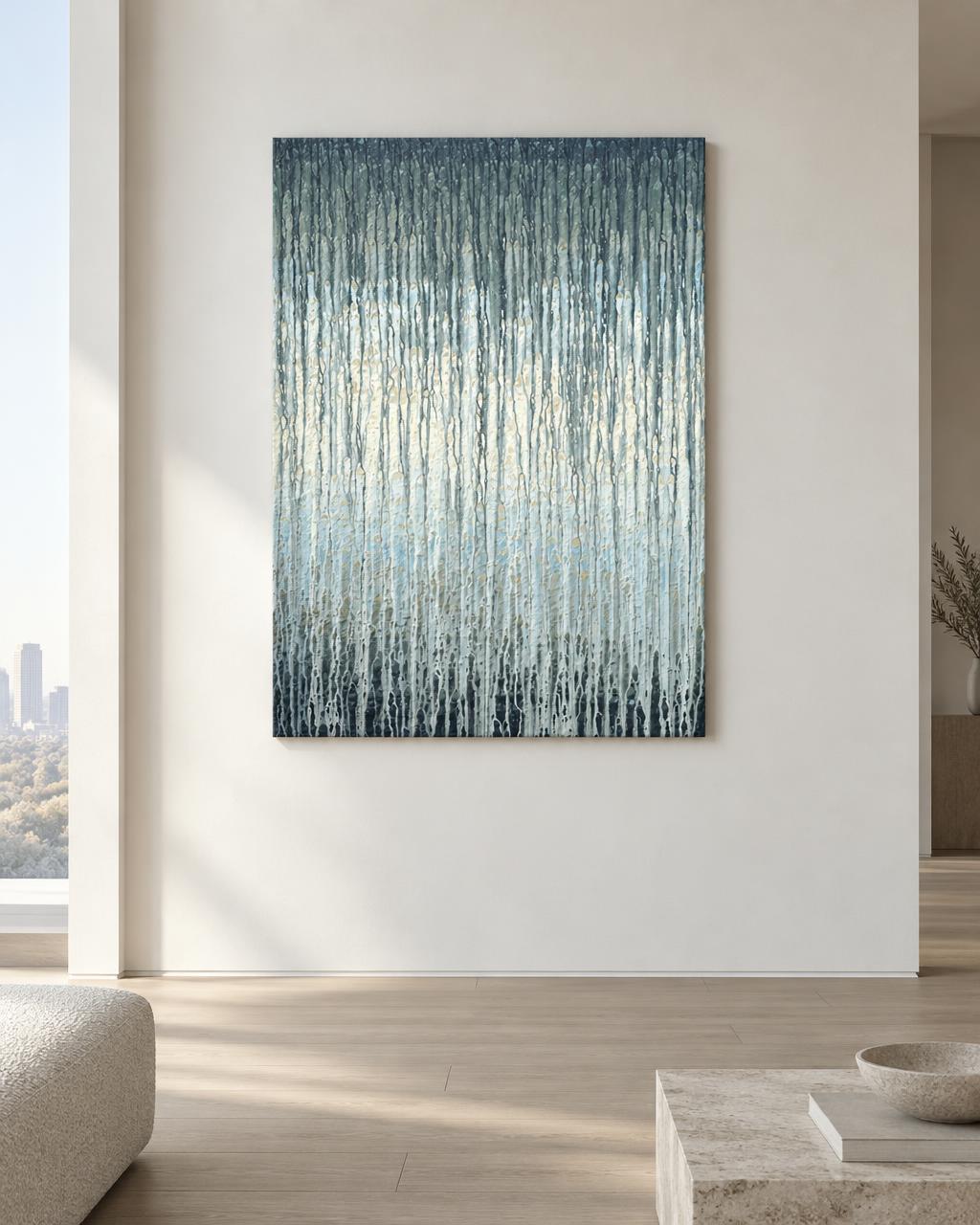 December Veils (2024) by Heidi Thompson in collector interior