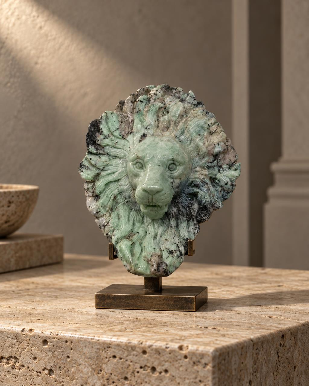 Daniel McKinney - Lion's Face tabletop in-room collector visual